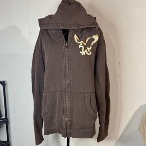 Men’s XL American Eagle Vintage Fit Zip Up Hooded Jacket